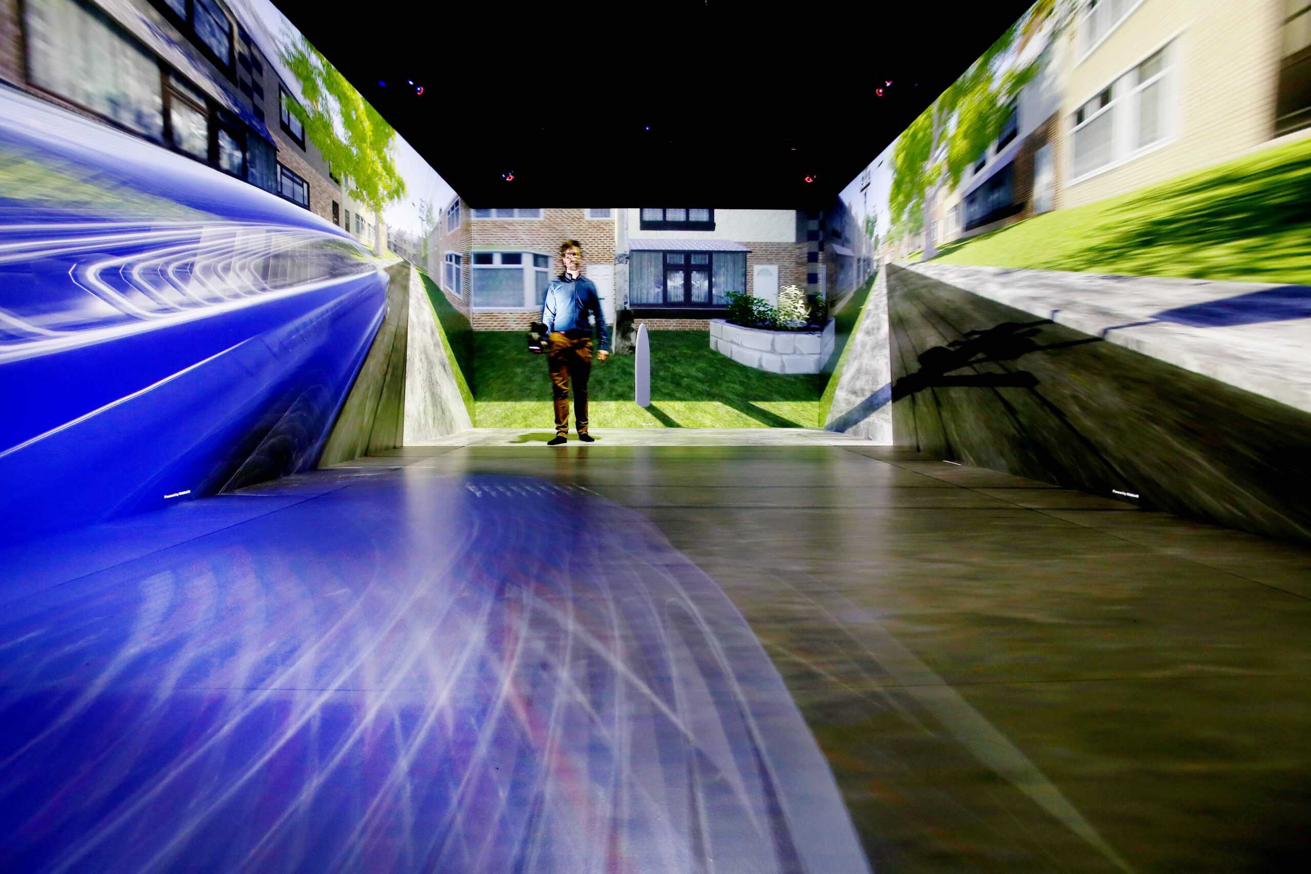 Highly Immersive Kinematic Experimental Research (HIKER) pedestrian lab